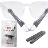 Setex Gecko Grip: tapas de patilla grises ofrecen sujeción estable para gafas, ideal ante sudor