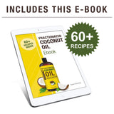 Seven Minerals Aceite de Coco Fraccionado, envase compacto para mezclar con aceites esenciales.