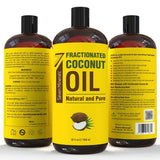 Seven Minerals Aceite de Coco Fraccionado, uso como portador para cabello y cuero cabelludo.