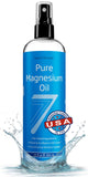 Seven Minerals aceite magnesio, pulverizador 12oz, uso tópico para músculos y movilidad.