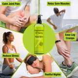 Seven Minerals Aplicación suave de magnesio con Aloe Vera para uso diario.