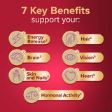 Seven Seas Perfect7 Woman, cápsulas Omega-3 listadas para apoyo nutricional diario.