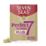 Seven Seas Perfect7 Woman, envase frontal, pensado para soporte de energía diaria.
