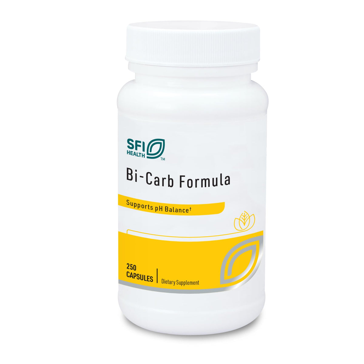 SFI Health bicarbonato de sodio y potasio en cápsulas para equilibrio ácido/base.
