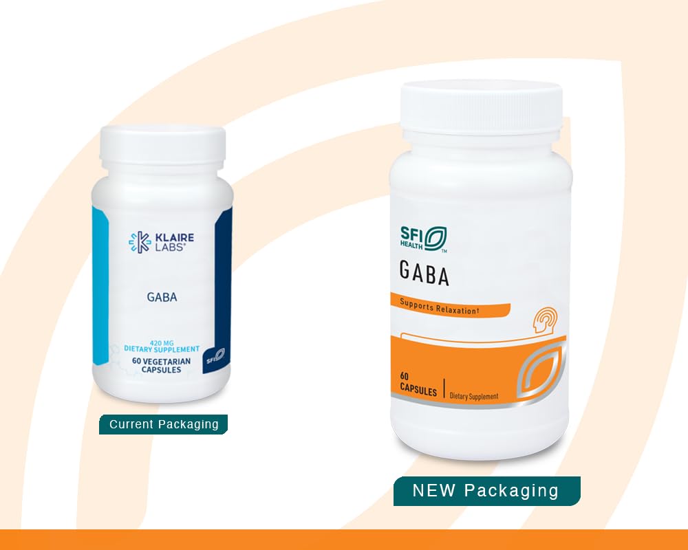 SFI Health GABA etiqueta frontal con información clara del producto