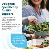 Presentación de 21 cápsulas de SFI Health Ther-Biotic Pro IBS Relief.
