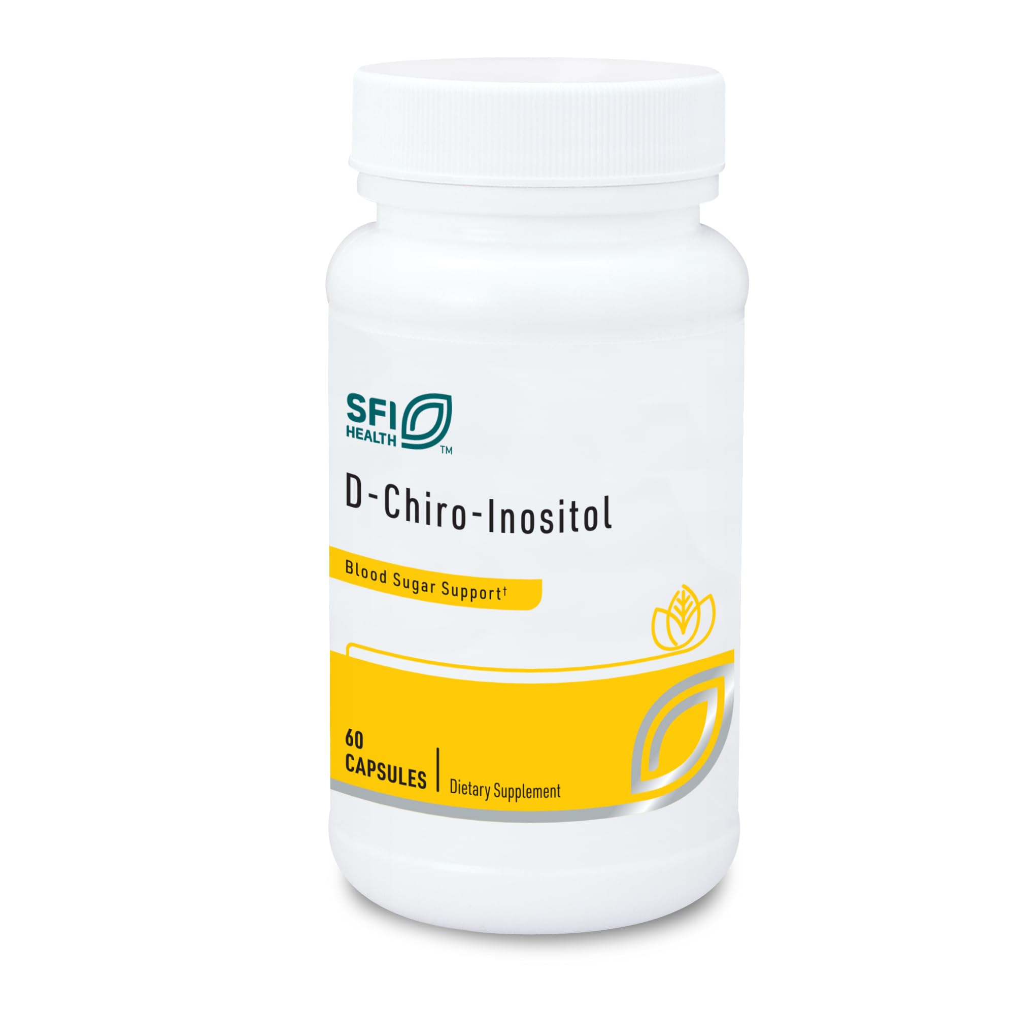 SFI Health Klaire Labs D-Chiro-Inositol, cápsula vegetariana de 150 mg para uso diario