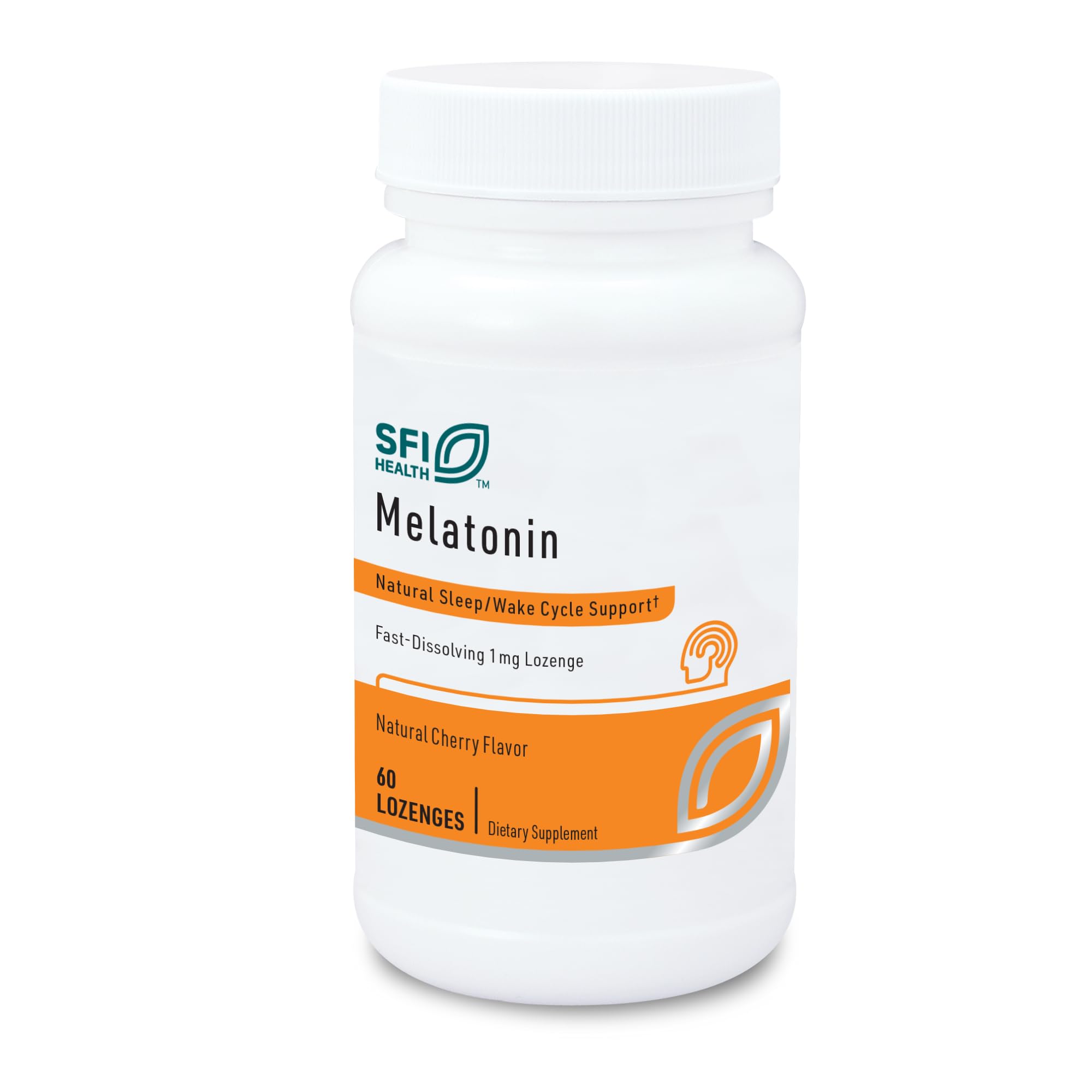Klaire Labs Melatonina 1 mg, tableta disoluble para dormir más fácil.