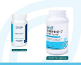 SFI Health Klaire Labs Sibb-Zymes, etiqueta frontal, informa alérgenos y uso recomendado.