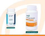 Klaire Labs SFI Health Lithium Orotate, botella, alta biodisponibilidad para uso diario.