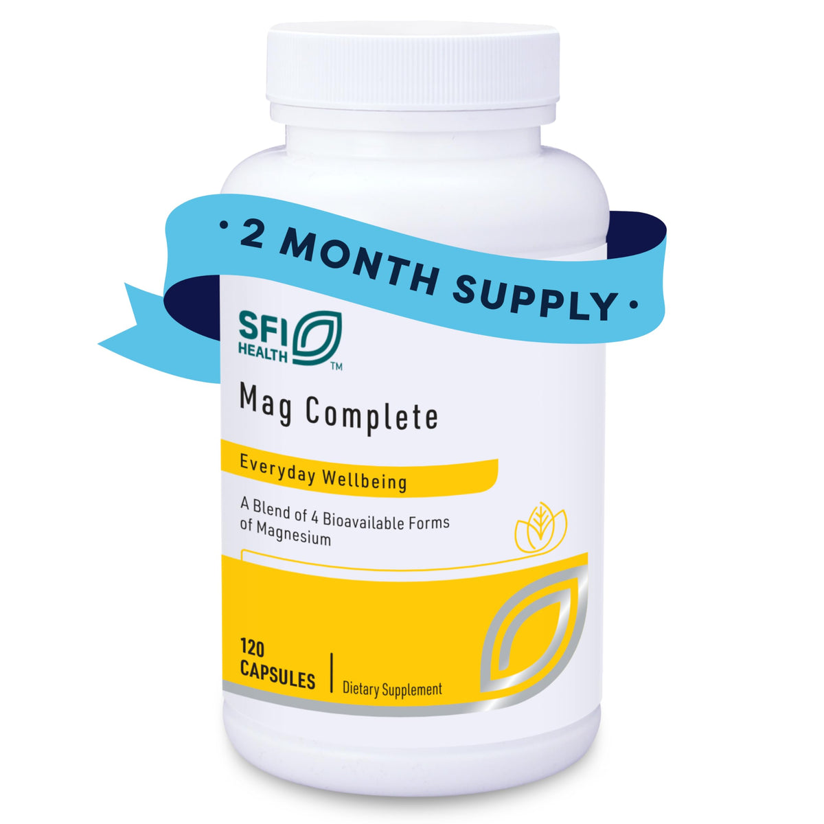 SFI Health Mag Complete: cápsulas para energía diaria y función muscular.