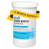 SFI Health Ther-Biotic Sinbiotico, bote frontal, para apoyar la salud digestiva diaria.