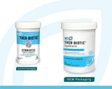 SFI Health Ther-Biotic Sinbiotico, cápsulas en primer plano, dosis diaria para uso consistente.