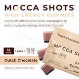 Gomitas SGC energía chocolate Mocca, textura cremosa para snack energizante.
