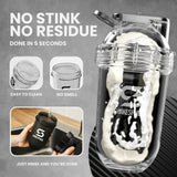 SHAKESPHERE material sin BPA, cristal claro y resistente a olores.