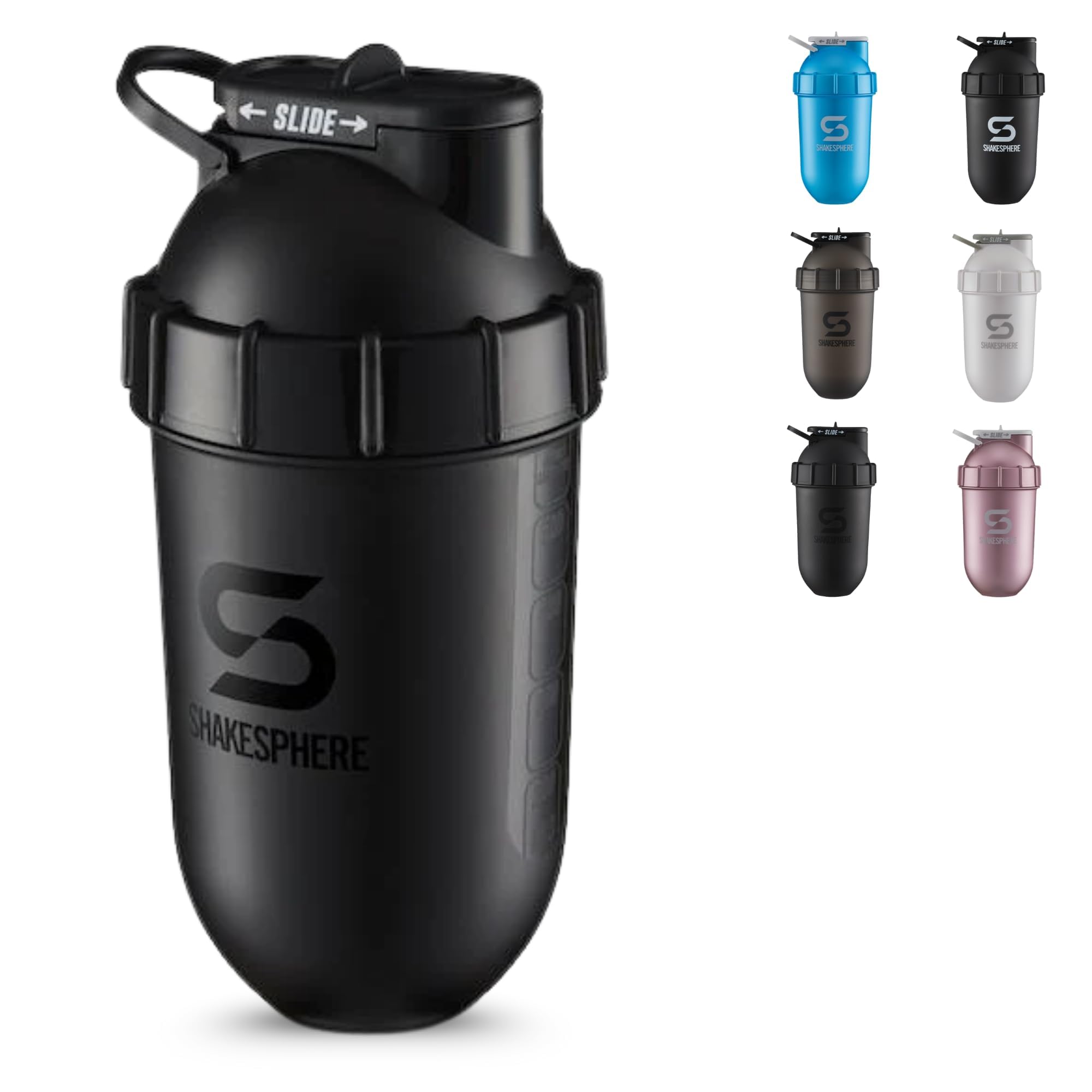 SHAKESPHERE, botella 710 ml para porciones adecuadas en cada sesión.