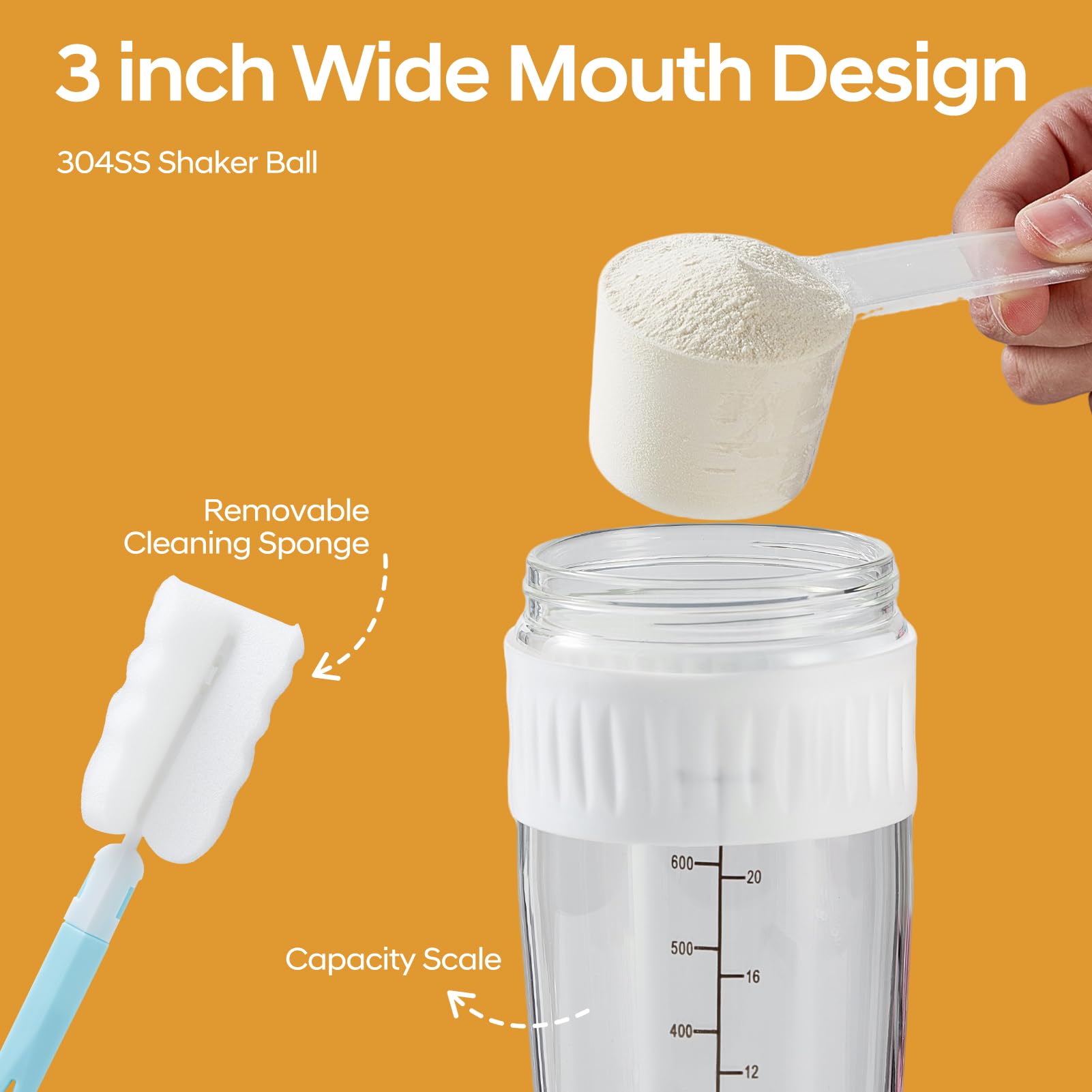 ShakeXpert bola mezcladora de acero inoxidable 304 para una mezcla eficiente.