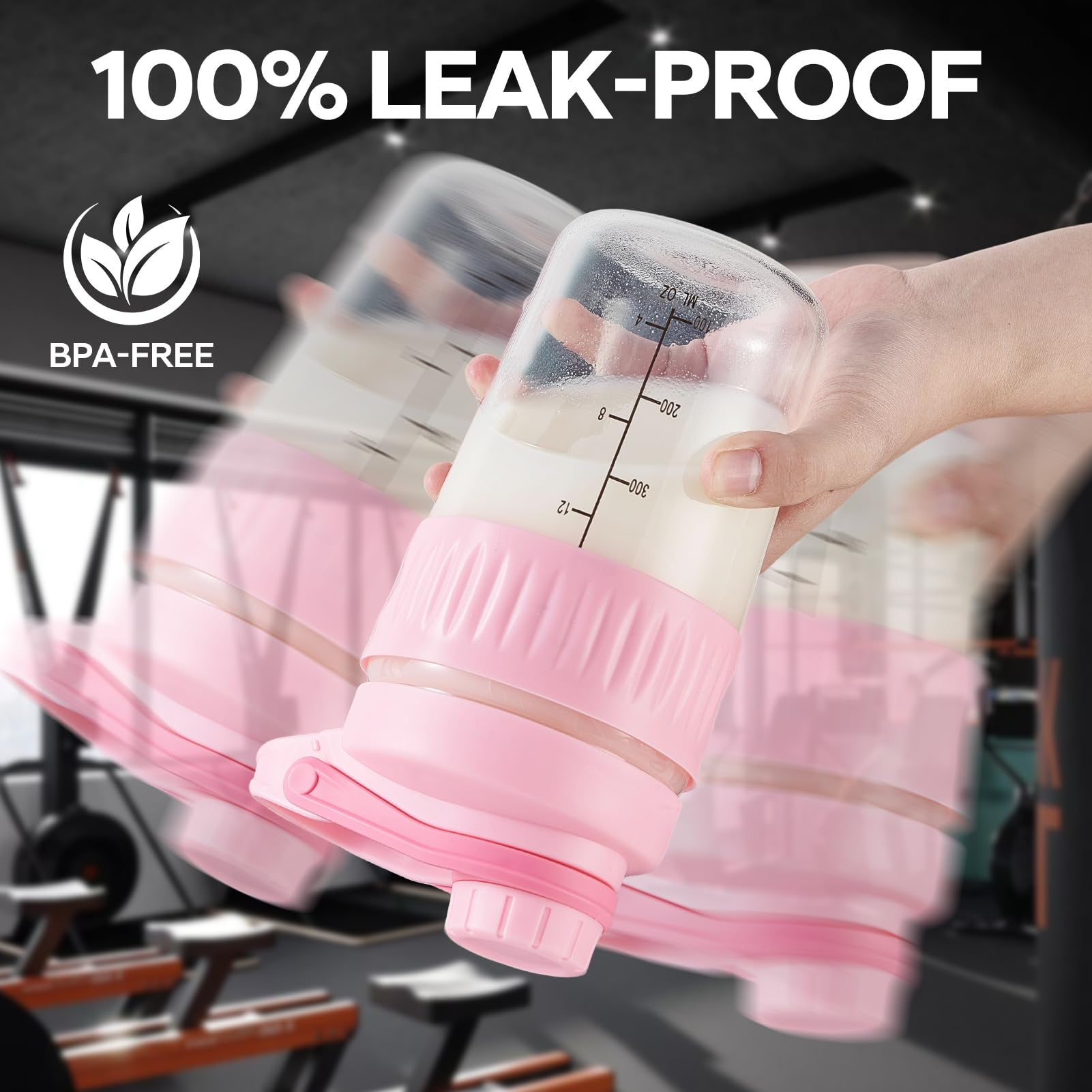 ShakeXpert cepillo de limpieza removible para mantener limpio.