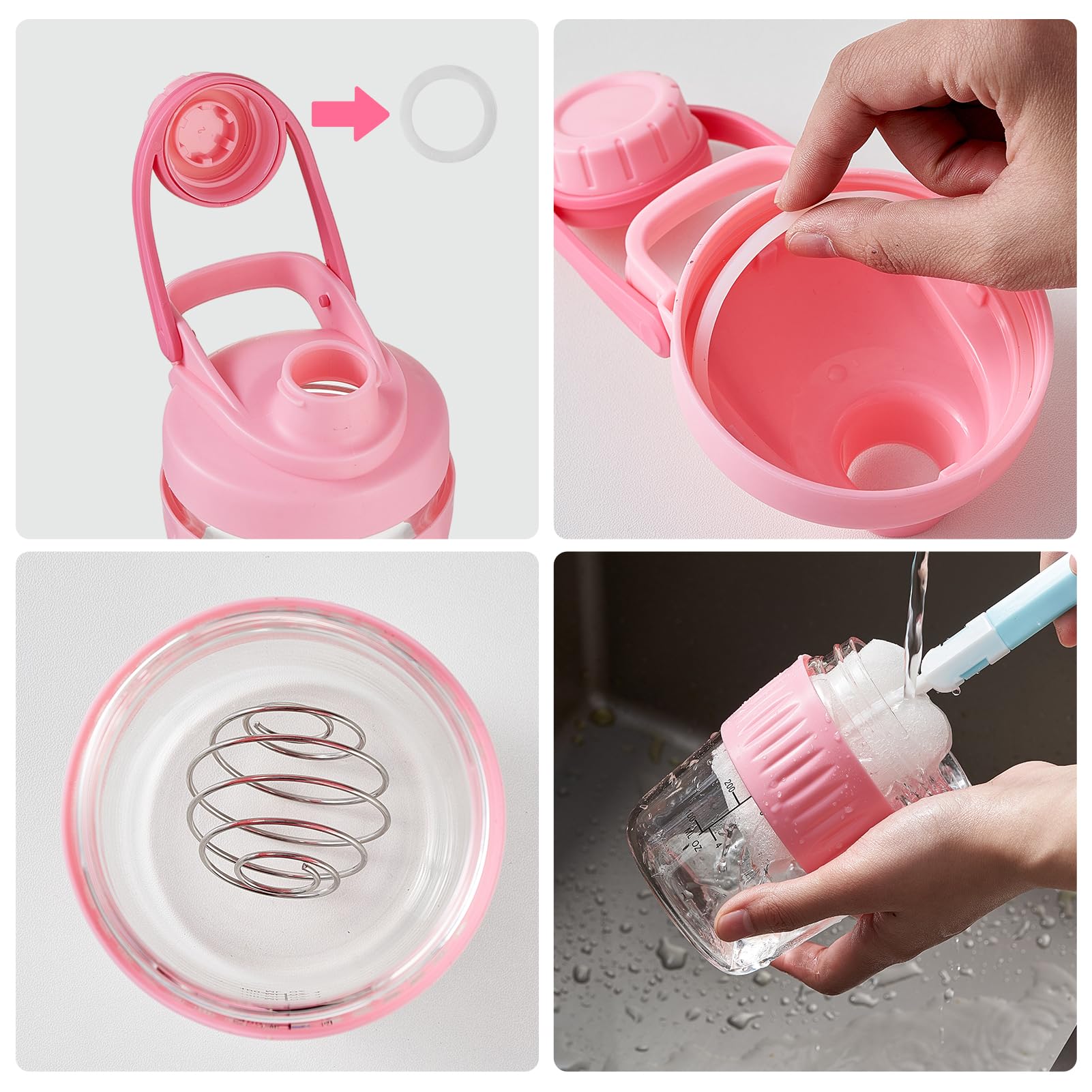 ShakeXpert funda de silicona antideslizante para agarre estable.
