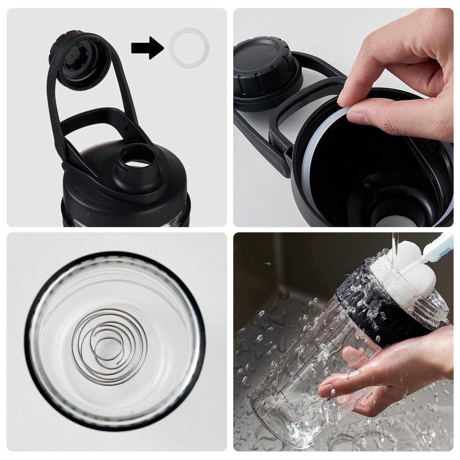 ShakeXpert funda de silicona antideslizante mejora el agarre durante el batido