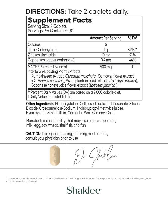 Tabletas diarias NutriFeron de Shaklee para facilitar una rutina de apoyo inmunitario.