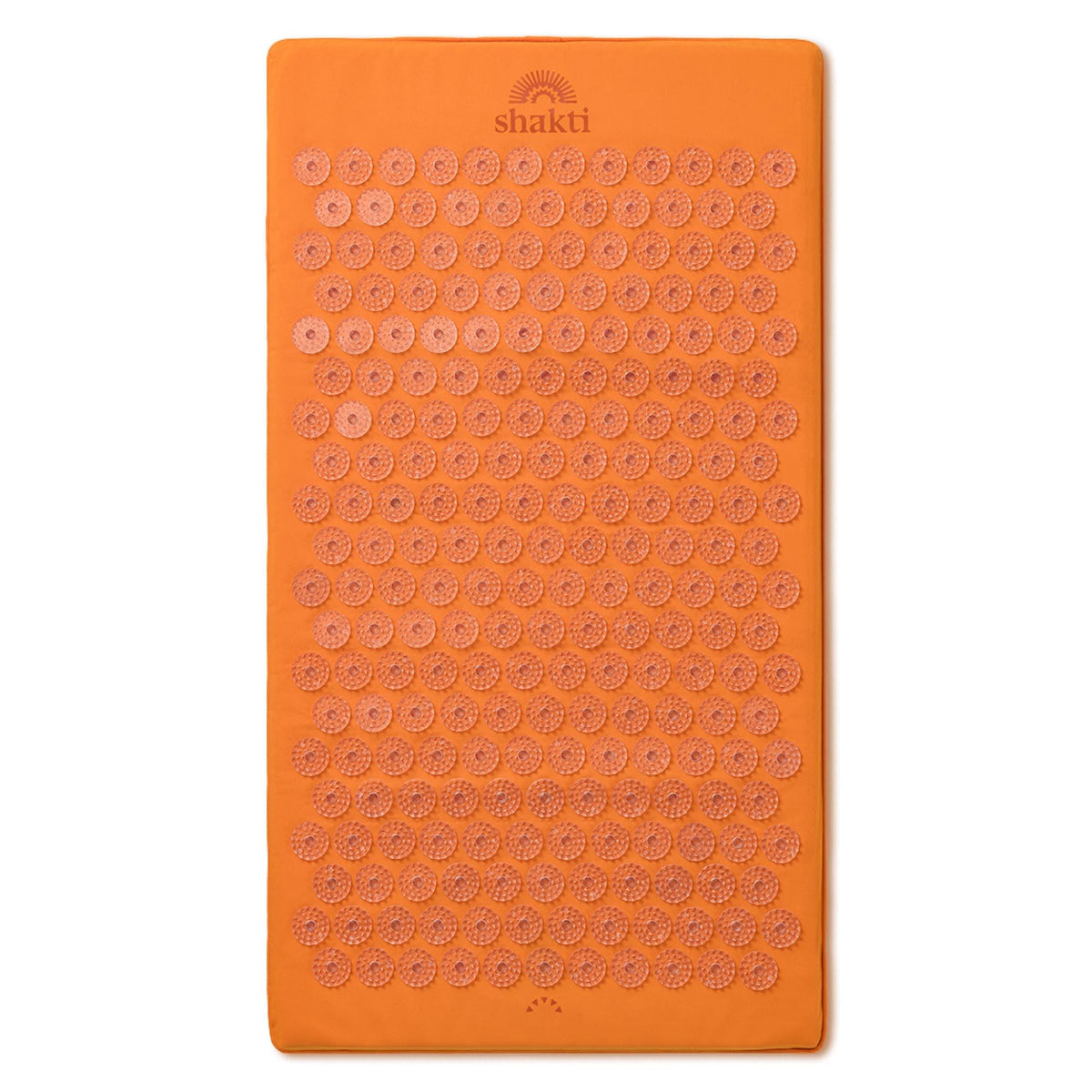 ShaktiMat Premium, mat de acupresión en ámbar para relajación profunda.