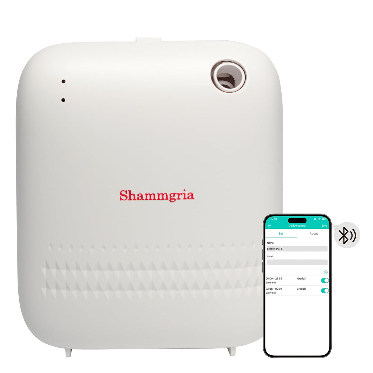 Shammgria difusor de aire sin agua, unidad de 150 ml para fragancias duraderas en espacios.