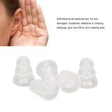 Shanrya dome audifono silicona: domos suaves que conservan ajuste estable.