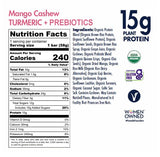 SHANTI BAR textura masticable mango anacardos curcuma: merienda nutritiva para recargar energía