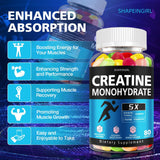 SHAPEINGIRL gominolas de creatina monohidrato con sabores mixtos para merienda.
