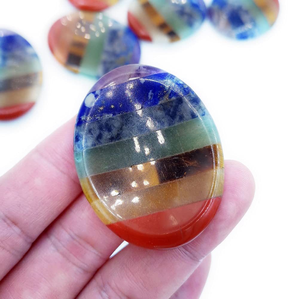 Piedras SHARKOOO chakra, siete energías para equilibrio emocional.