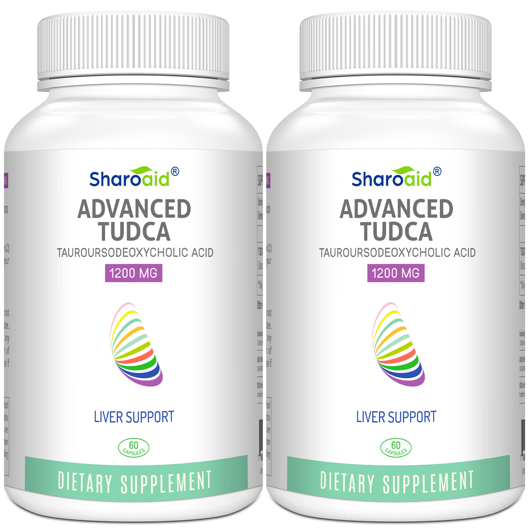 Sharoaid Tudca: bote 1200 mg para apoyo hepático diario