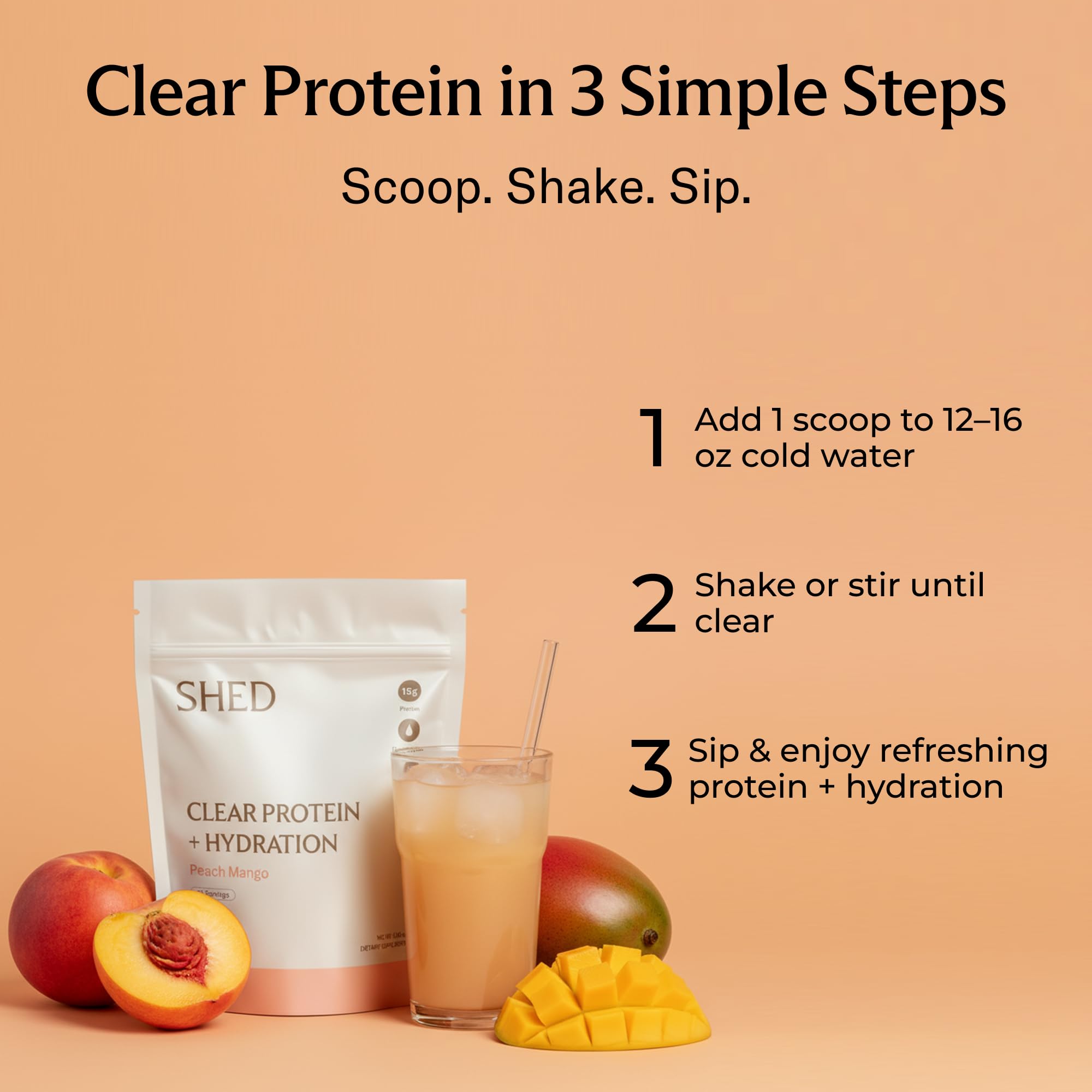 Sabor frambuesa azul de Proteína Clara Shed Nutrition para refrescarse