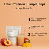 Sabor frambuesa azul de Proteína Clara Shed Nutrition para refrescarse