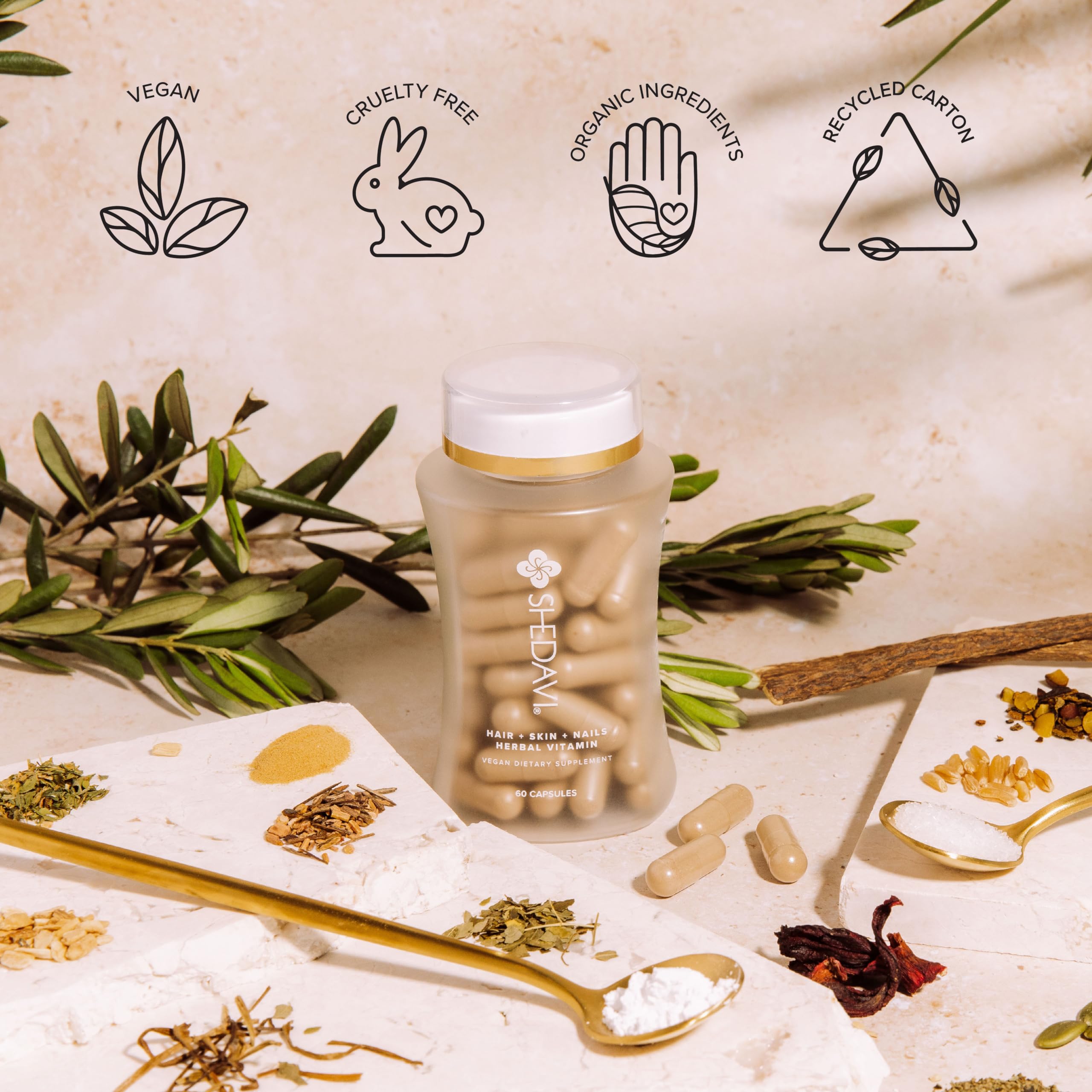 Shedavi Iconico, dúo icónico para cabello, cuero cabelludo y uñas