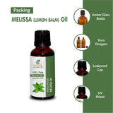 Aplicación tópica con Melissa de Sheer Essence para bienestar diario.