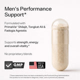 Ingredientes clave visibles en Sheer Alpha Formula para soporte muscular