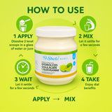 Sheló NABEL Colágeno Limón, escena cocina: ideal para desayunos saludables.