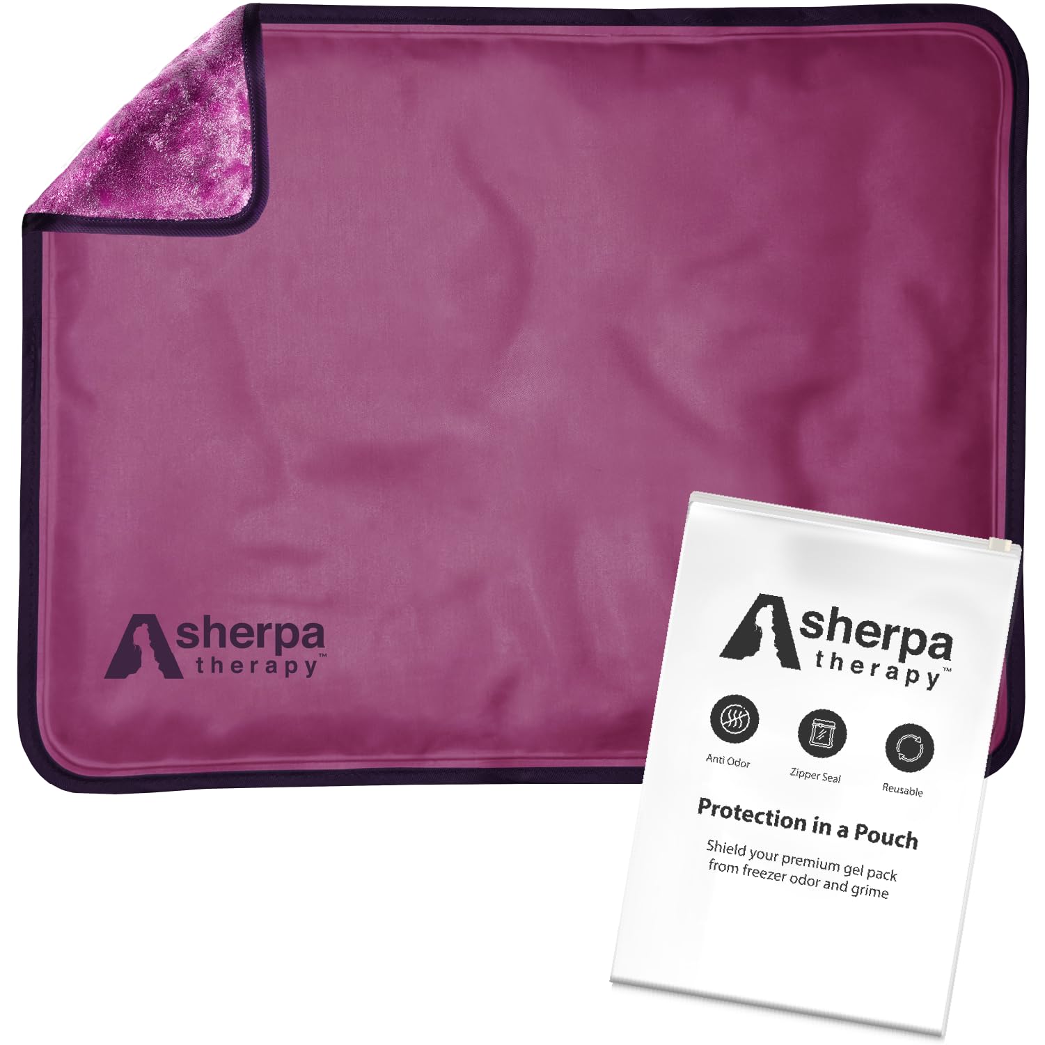 Sherpa Therapy Hielo grande 12x15 para hombro, alivio localizado