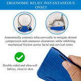 SHFGYG almohadilla para correas CPAP gris, apta para varias mascarillas