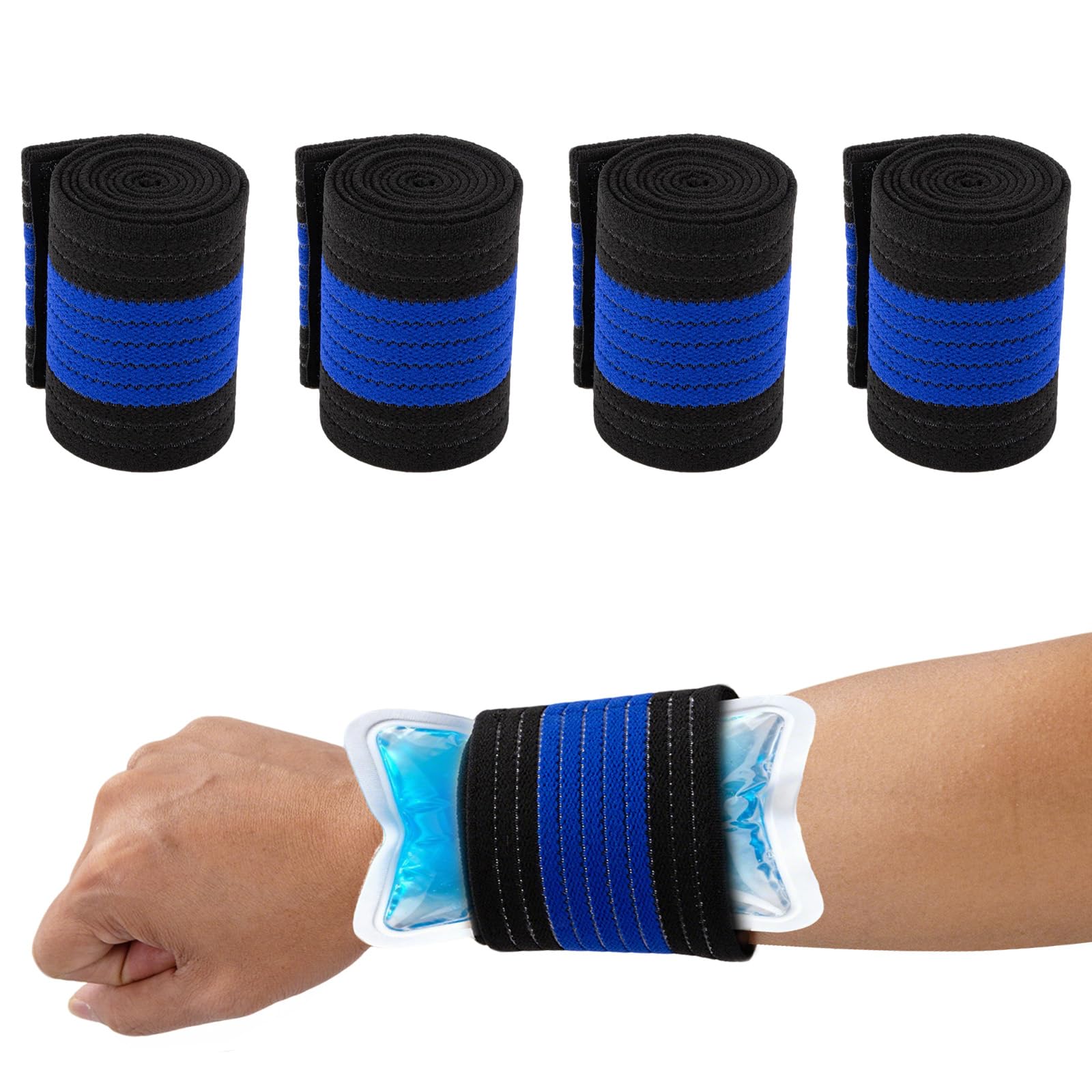 SHFGYG cinta-hielo-ajuste-ergonomico: estabilidad en la terapia fría sin deslizamientos.