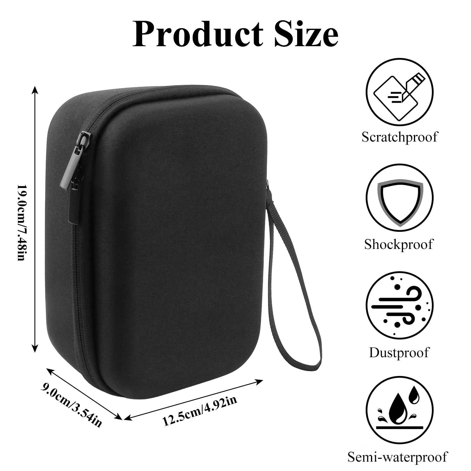 SHFGYG estuche portátil para nebulizador, ideal para viajes compactos.