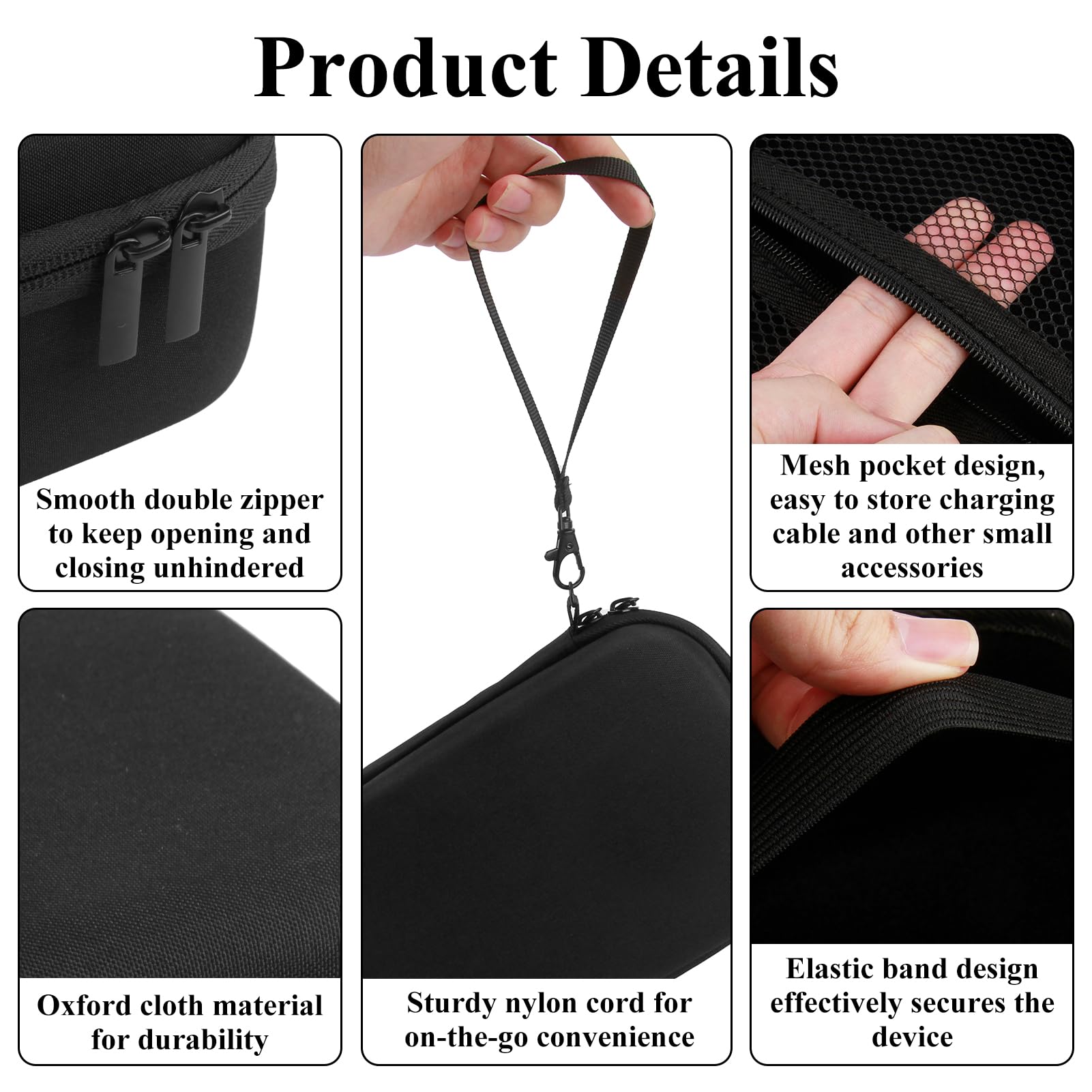 SHFGYG estuche protege accesorios de nebulizador durante salidas y traslado.
