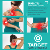 SHINE Deep Red Tendlite: ajuste de temporizador de 1 minuto para dosis precisas.