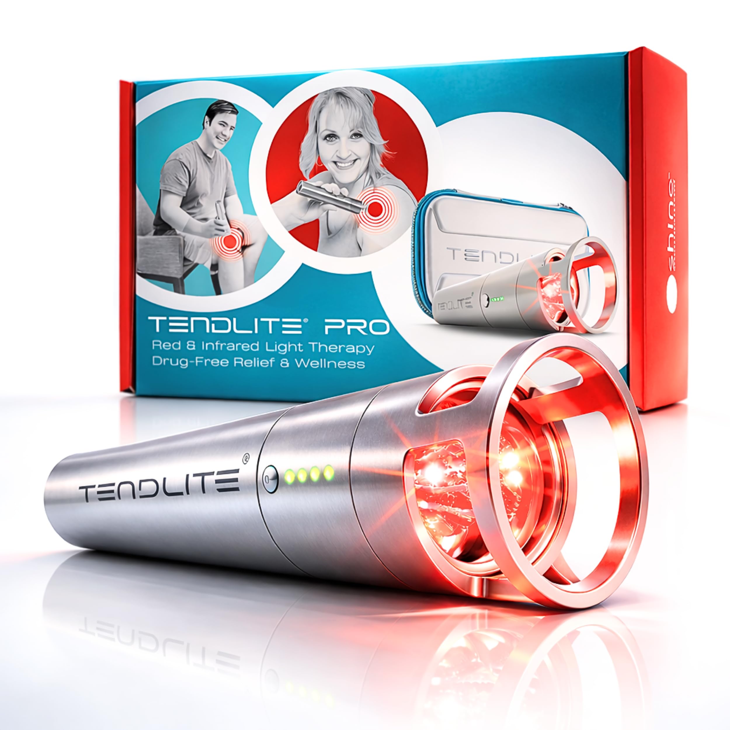 SHINE Tendlite Pro con luz roja 660nm para relajación muscular en casa