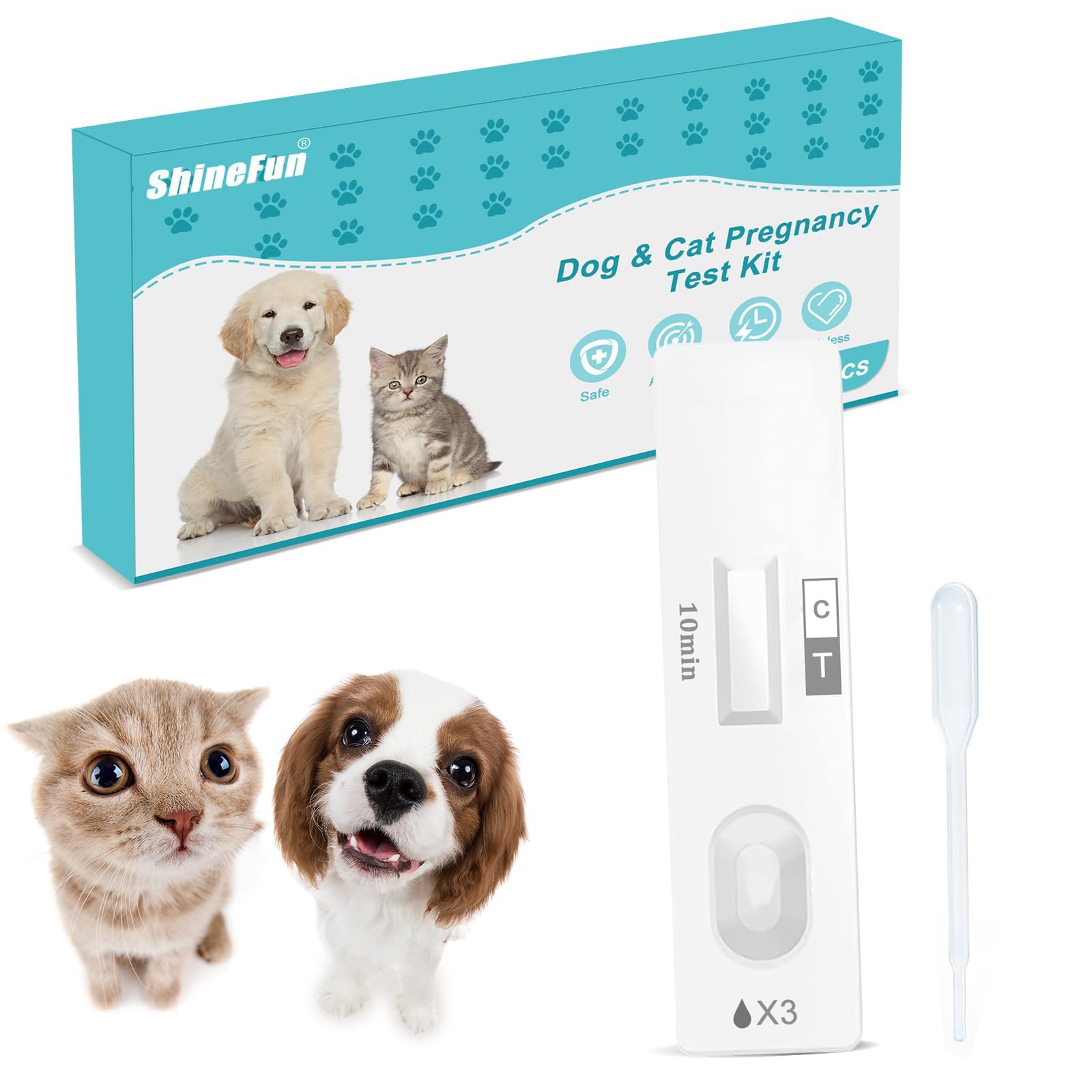 Prueba ShineFun en caja, uso doméstico cómodo para familias con varias mascotas.