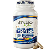 Shiny Leaf multivitamínico bariátrico en botella para energía diaria y absorción.
