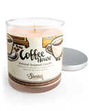 Shortie's Candle Company vela de soya natural con aroma cafetería para sala, fragancia duradera.
