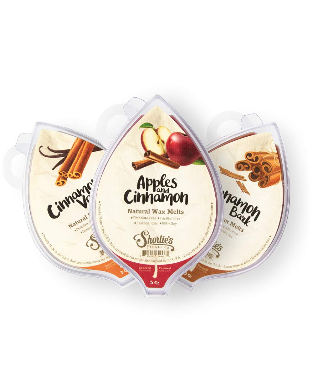 Barra manzana con canela de Shortie's: aroma cálido para sala