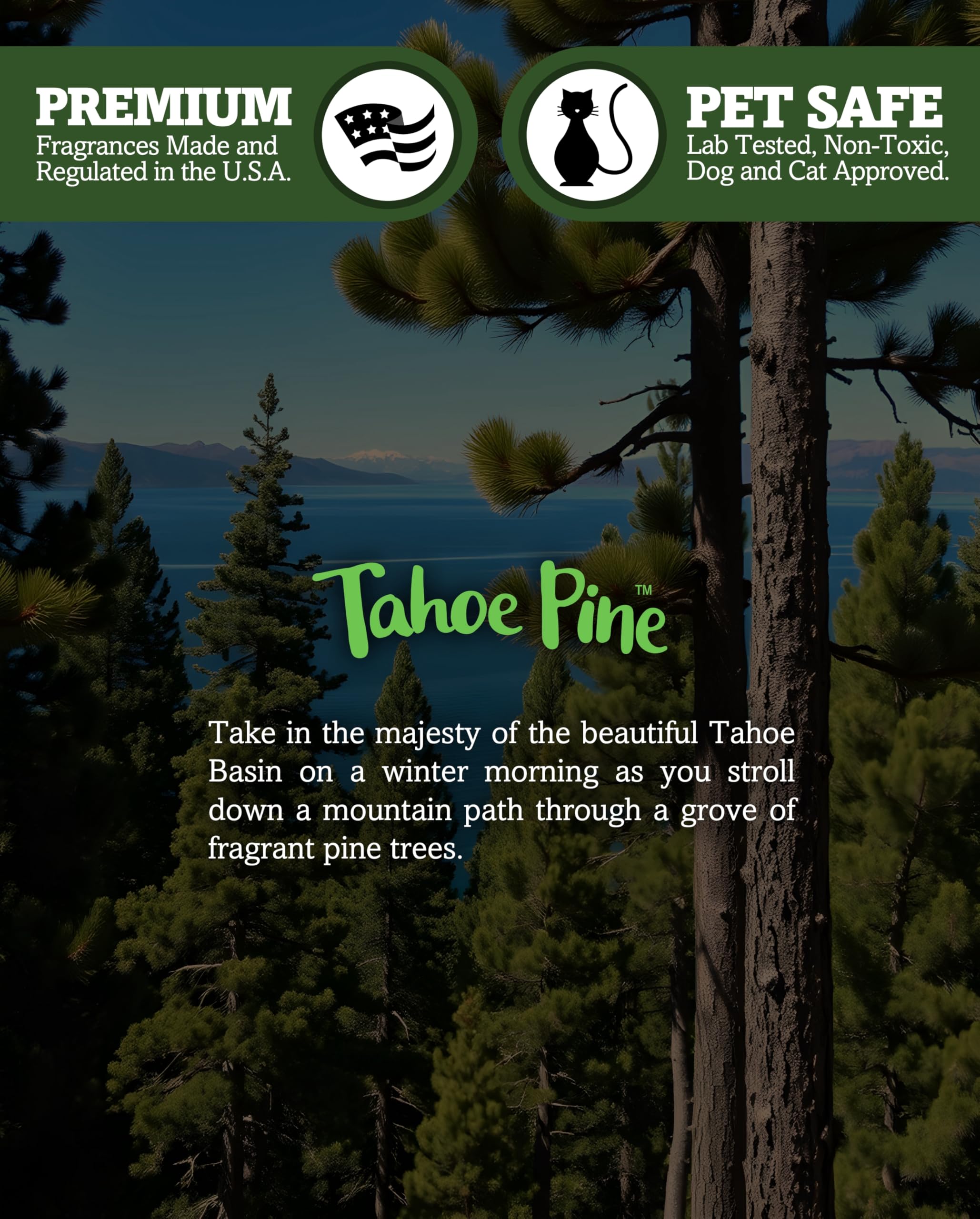 Shortie's Tahoe Pine aceites esenciales y naturales para fragancia suave